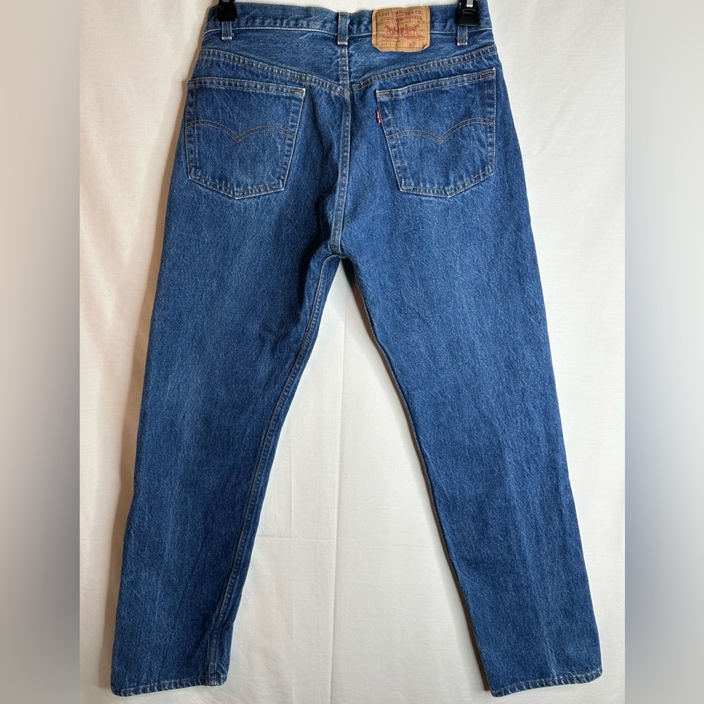 Levi's 501-0115 Vintage 1986 Button Fly Blue Jeans Tagged 33x30 Actual 30x29